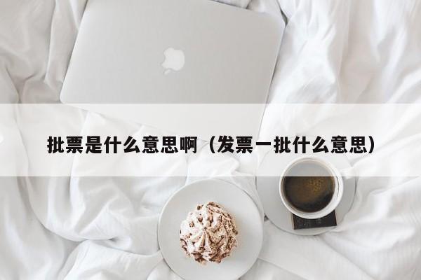 批票是什么意思啊（发票一批什么意思）